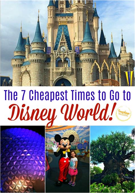 what are the cheapest months to go to disney world